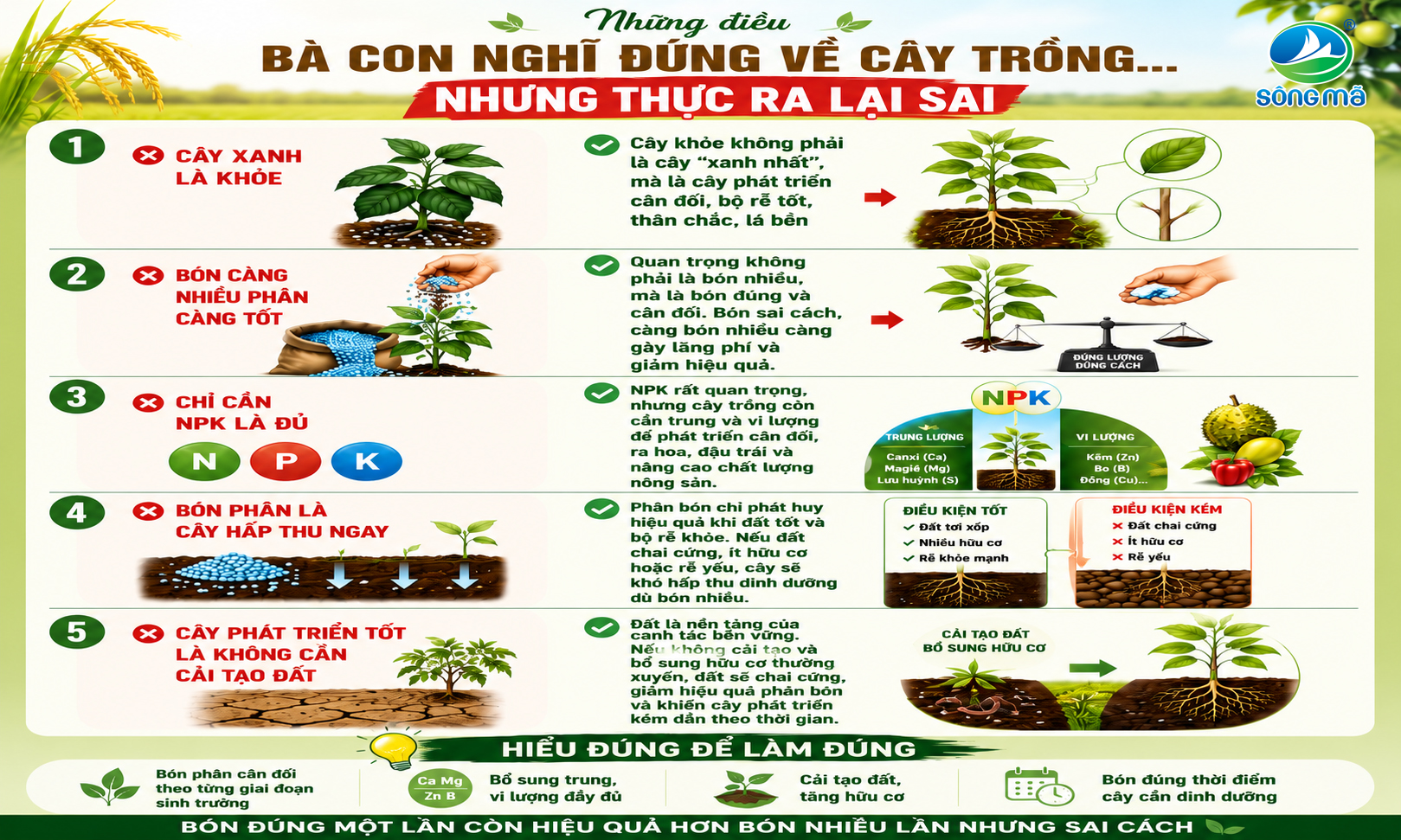 Những điều bà con nghĩ đúng về cây trồng… nhưng thực ra lại sai