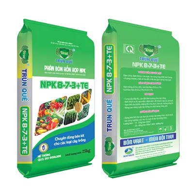 NPK 8-7-3+TE Trùn Quế