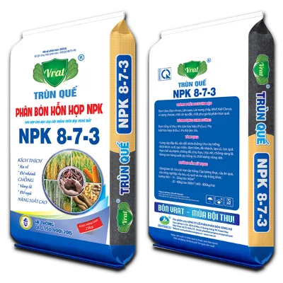 TRÙN QUẾ VRAT NPK 8-7-3 (hạt đen)