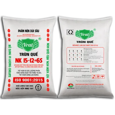 PHÂN DÚI TRÙN QUẾ VRAT NK 15-12+6S 20kg (đen)